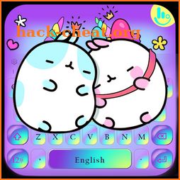Cute Rabbit Keyboard Theme icon