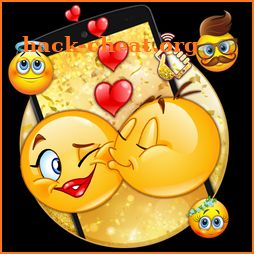 Cute Romantic Emoji Theme icon