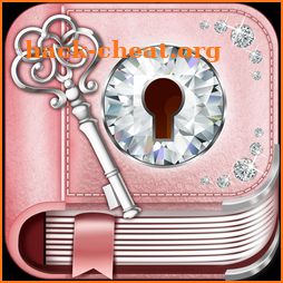 Cute Rose Gold Diary App icon