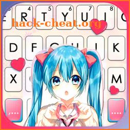 Cute School Girl Keyboard Theme icon