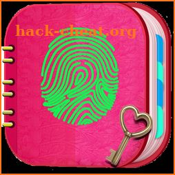 Cute Secret Diary With Fingerprint Lock icon