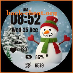 Cute Snowman Christmas Watch icon