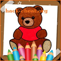 Cute Teddy Coloring Book icon