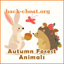 Cute Wallpaper Autumn Forest Animals Theme icon