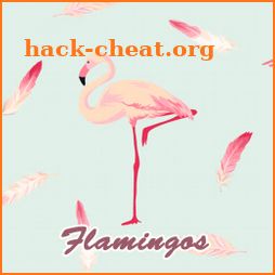 Cute Wallpaper Flamingos Theme icon