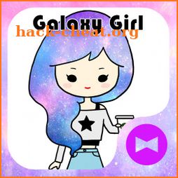 Cute Wallpaper Galaxy Girl Theme icon