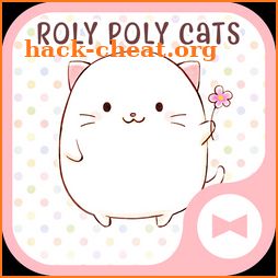Cute Wallpaper Roly Poly Cats Theme icon