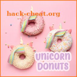 Cute Wallpaper Unicorn Donuts Theme icon