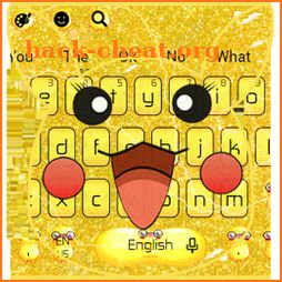 Cute yellow Mouse Cartoon Keyboard Theme🐹 icon