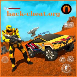 Cyber Truck Transform Robot Shooting Game 2020 icon