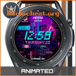 Cyberpunk Pixel Watch Messa icon
