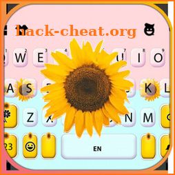 Dainty Sunflower Keyboard Background icon