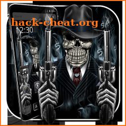 Dark Black Gangster Skull Theme icon