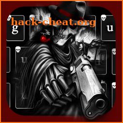 Dark Death Gun Warrior theme Keyboard icon