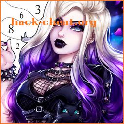 Dark Gothic Color by Number icon