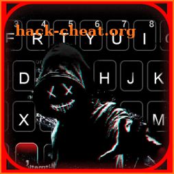 Dark Mask Man Keyboard Background icon