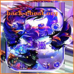 Dark Purple Dragon Theme icon
