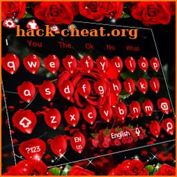 Dark Red Rose Keyboard Theme icon