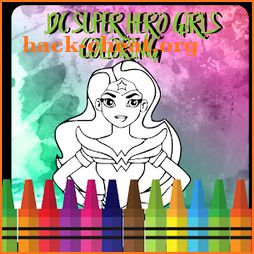 DC Super Hero Coloring Girls Book icon