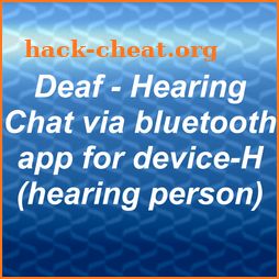 Deaf - Hearing chat device H icon