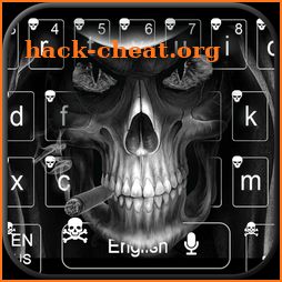 Death Black Skull Keyboard icon