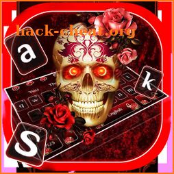 Death Rose Skull Keyboard Theme icon