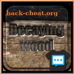 Decaying wood skin for Next SMS icon