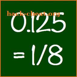 Decimal to Fraction Converter Calculator - Ad Free icon