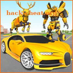 Deer Robot Car Game – Robot Transforming Games icon