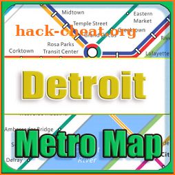 Detroit USA Metro Map Offline icon