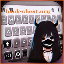 Devil Mask Girl Keyboard Theme icon