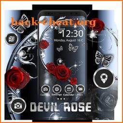 Devil Rose Launcher Theme Live HD Wallpapers icon