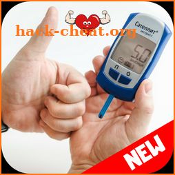 diabetes blood sugar test signs glucose type 1, 2 icon