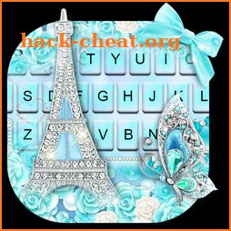 Diamond Paris Butterfly Keyboard Theme icon