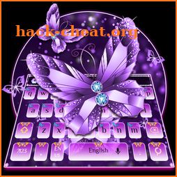 Diamond Purple Butterfly Keyboard icon
