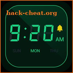 Digital Alarm Clock - Bedside Clock, Stopwatch icon