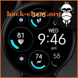 Digital Black Watch Face icon