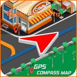 Digital GPS Compass Map icon