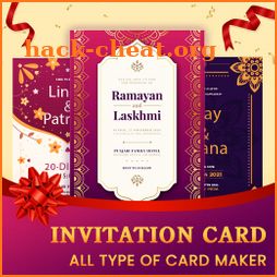Digital Invitation Card Maker icon