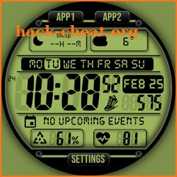 Digital Watch face MB397 icon