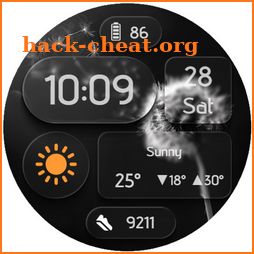 Digital Watchface Liquid glass icon