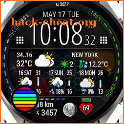 Digital Weather Watch face P1 icon