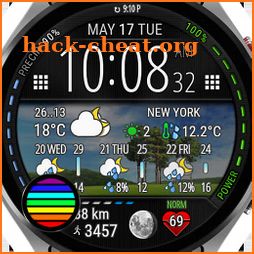 Digital Weather Watch face P2 icon