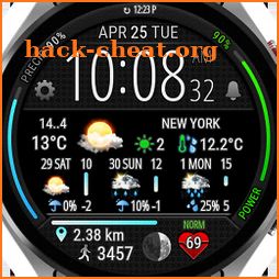Digital Weather Watch face P4 icon