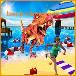 Dino Beach Attack simulator 2019 icon