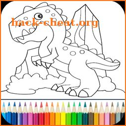 Dino Coloring Game icon