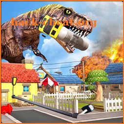 Dino Rampage Attack: City T-Rex VS Angry Gorilla icon
