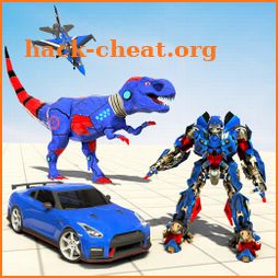 Dino Robot Car Transform - Flying Jet Robot Games icon
