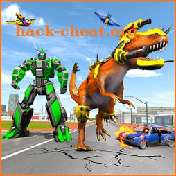 Dino Robot Car Transforming Game: Robot Car Games icon