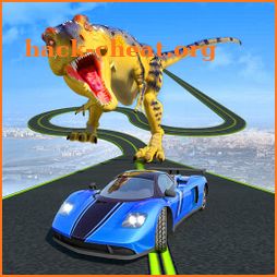 Dinosaur Car Chase Ramp Stunts icon